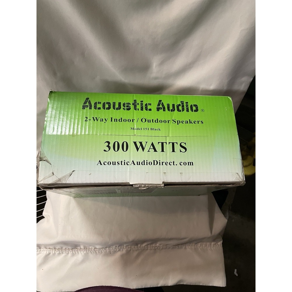 Acoustic Audio 151B Indoor Outdoor 2 Way Speakers - Picture 2 of 5